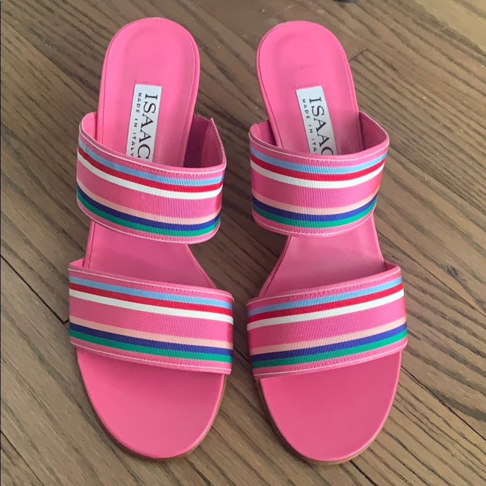 Isaac Made In Italy Pink Heels
